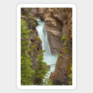 Johnston Canyon Falls Sticker